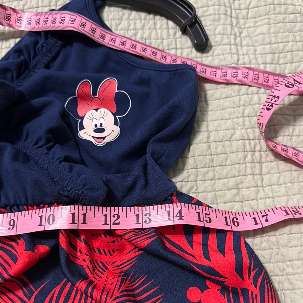Disney Navy and Red Tropical Dress - Picture 5 of 14